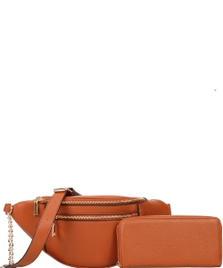 Fashion Belt Bag LH-8687 BROWN